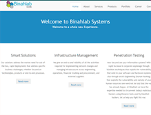 Tablet Screenshot of binahlab.com